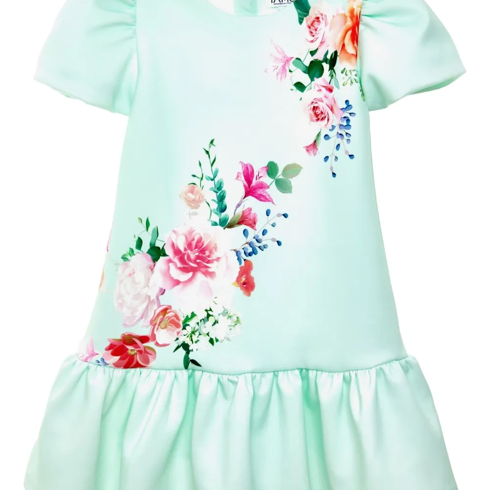 Платье с цветочным принтом