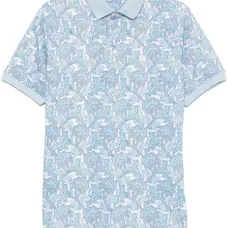 Рубашка поло с узором пейсли