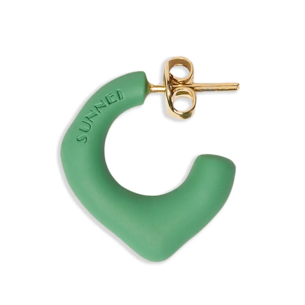 Полукруглая серьга