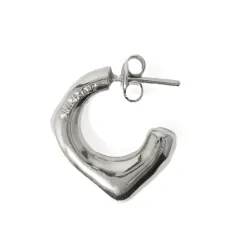 Полукруглая серьга
