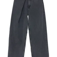 Джинсы со складками