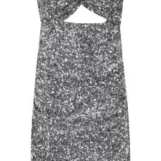 Платье мини с вырезами