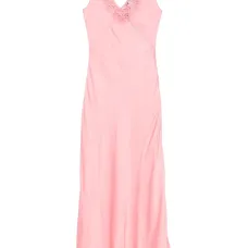 Атласное платье макси Атласное платье макси