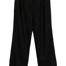 Льняные брюки со складками