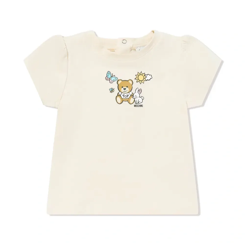 Комплект из двух легинсов с принтом Teddy Bear