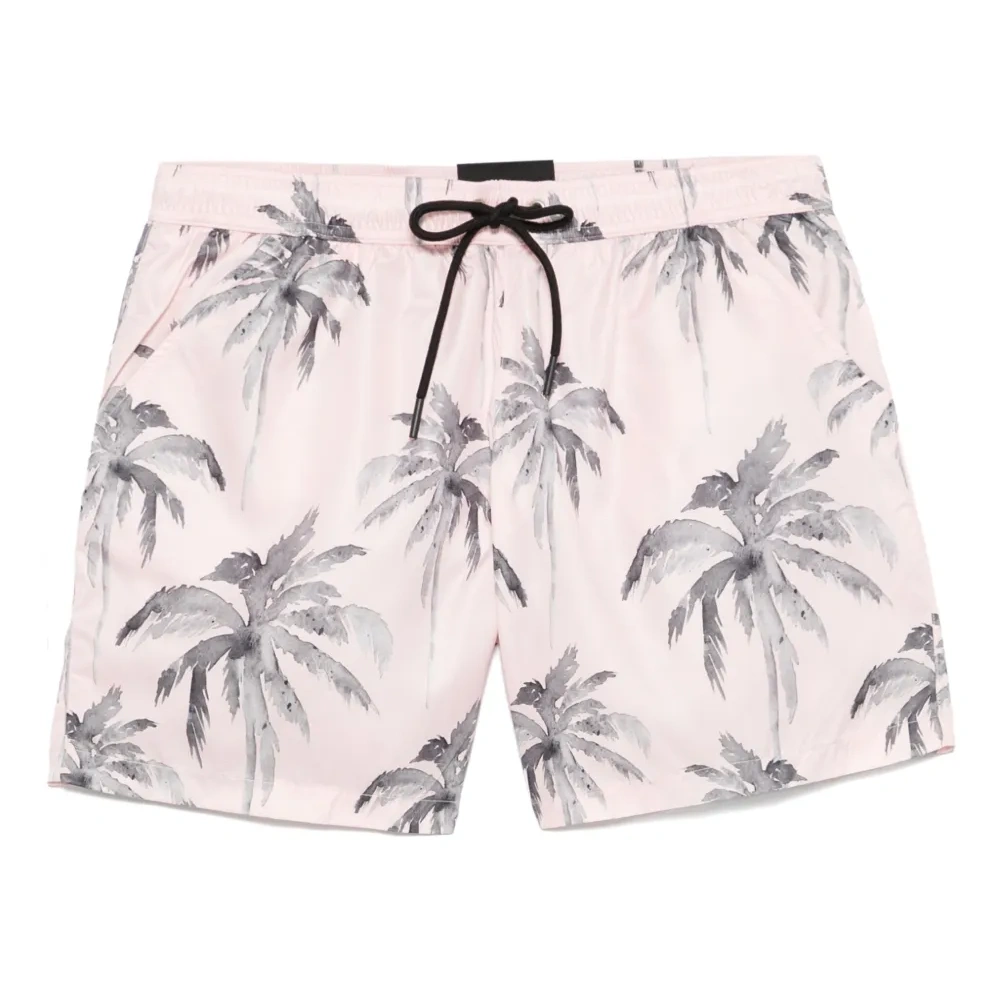 Плавки-шорты с принтом