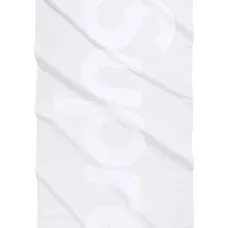 Пляжное полотенце с жаккардовым логотипом Пляжное полотенце с жаккардовым логотипом