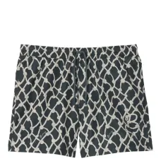 Плавки-шорты с принтом