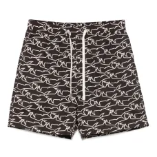 Плавки-шорты с принтом