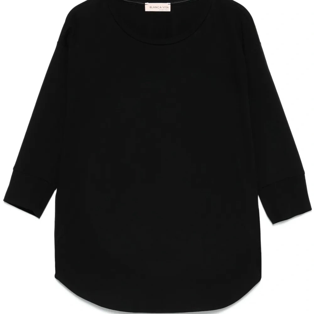 Футболка с рукавами три четверти