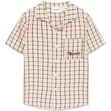 Рубашка в клетку гингем