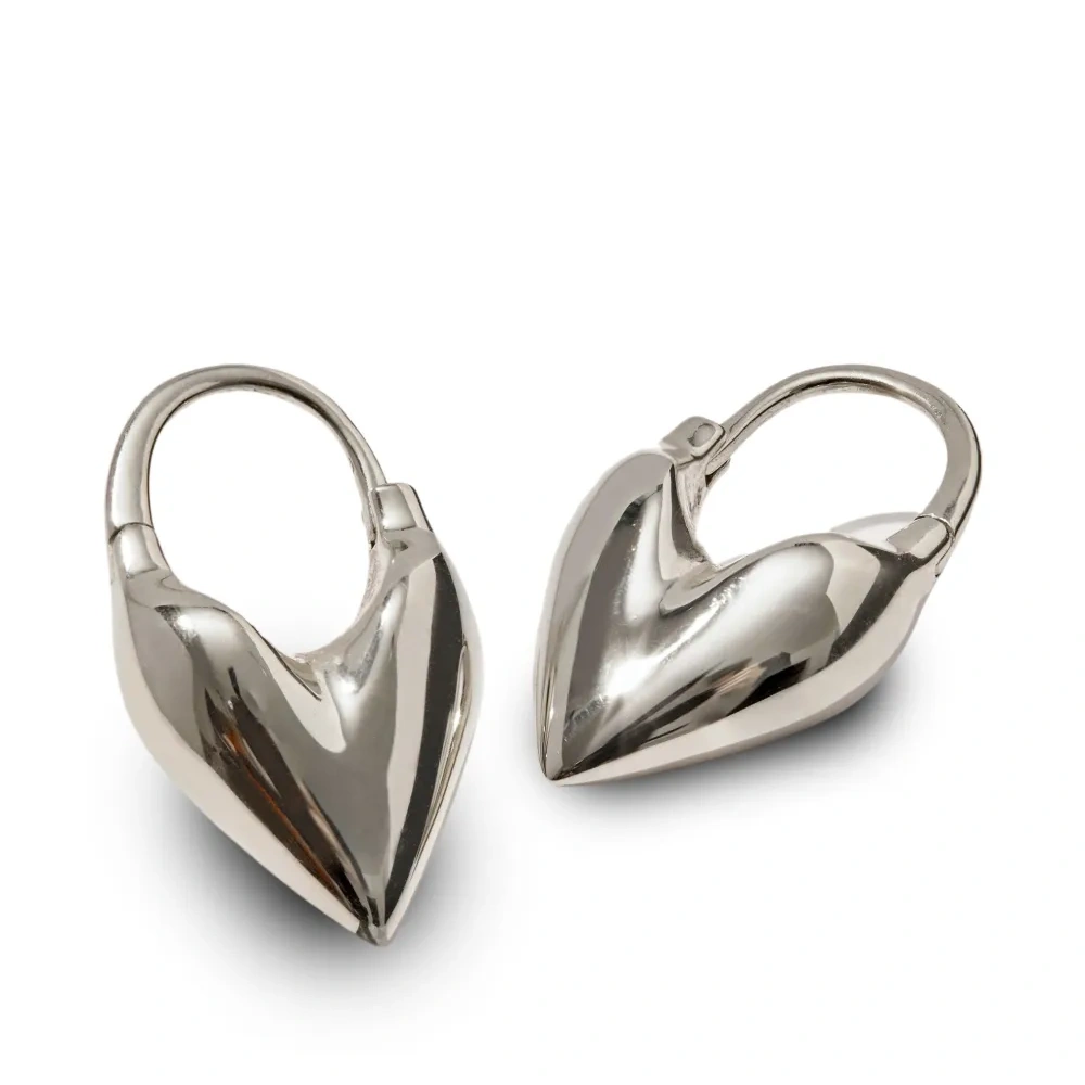 фактурные серьги-кольца