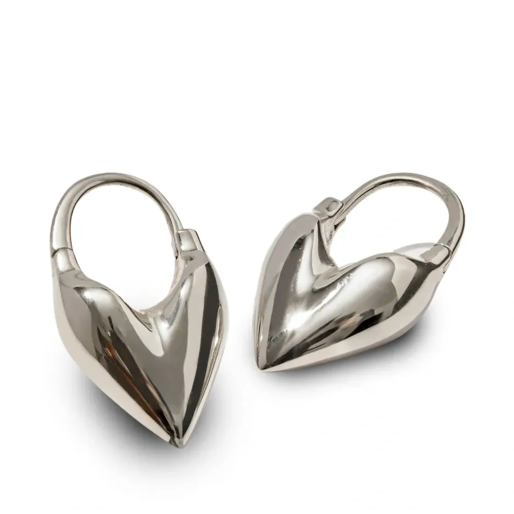 фактурные серьги-кольца