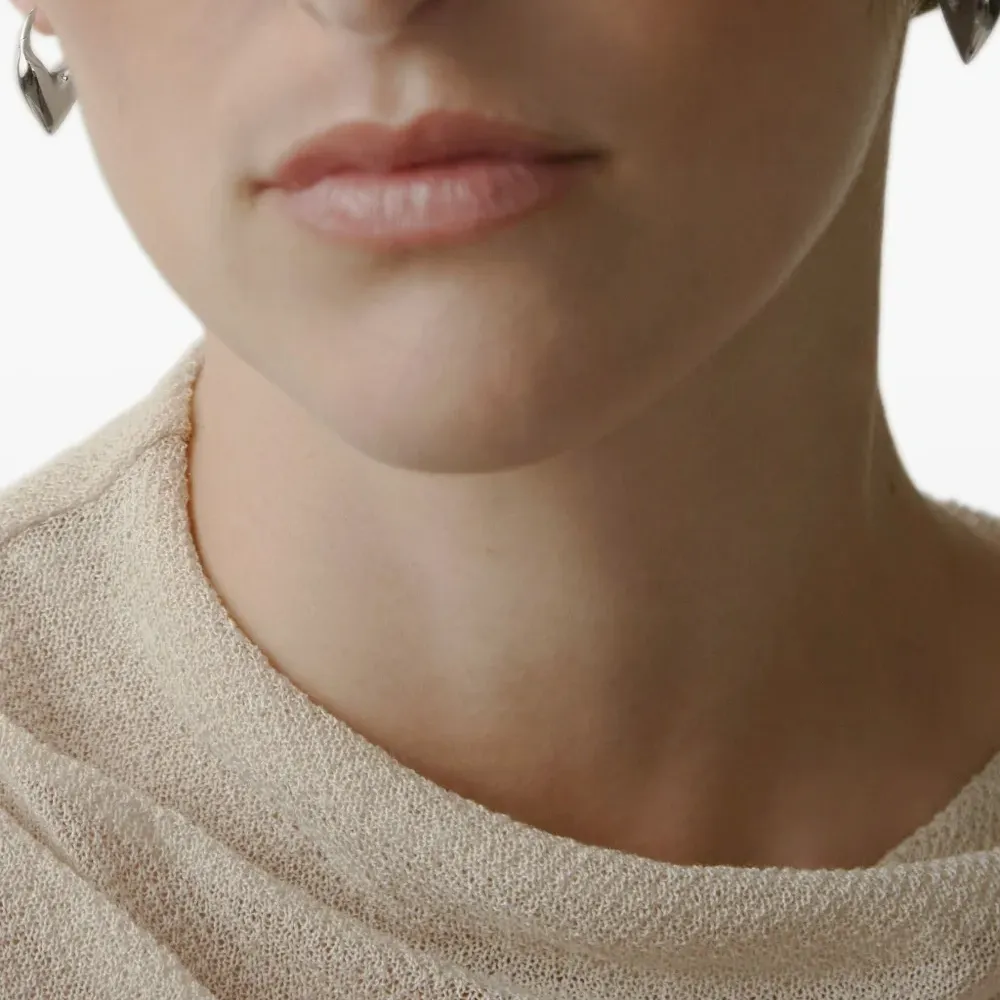 фактурные серьги-кольца