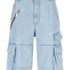 Джинсовые шорты карго