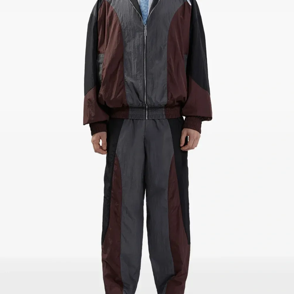 Брюки в стиле колор-блок