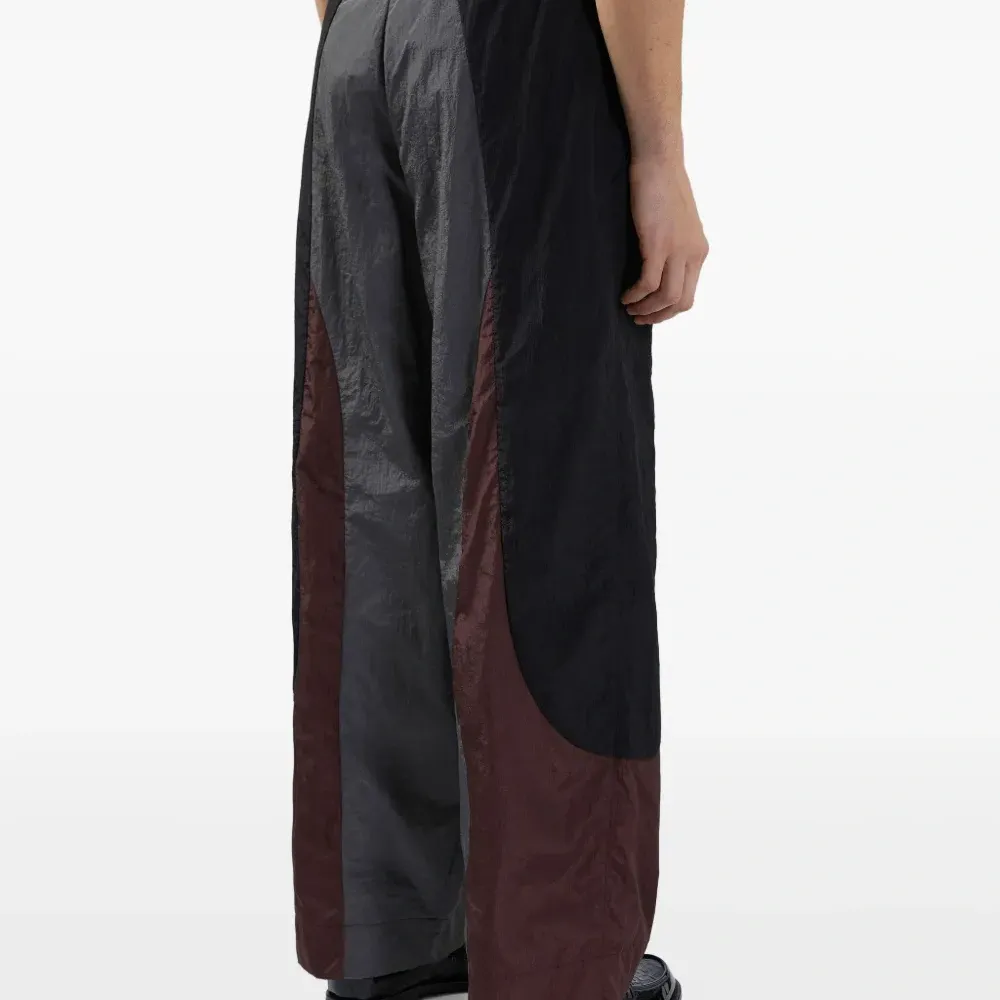 Брюки в стиле колор-блок