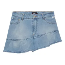 Юбка мини со складками