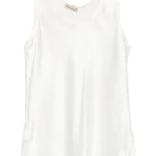 Атласный топ без рукавов