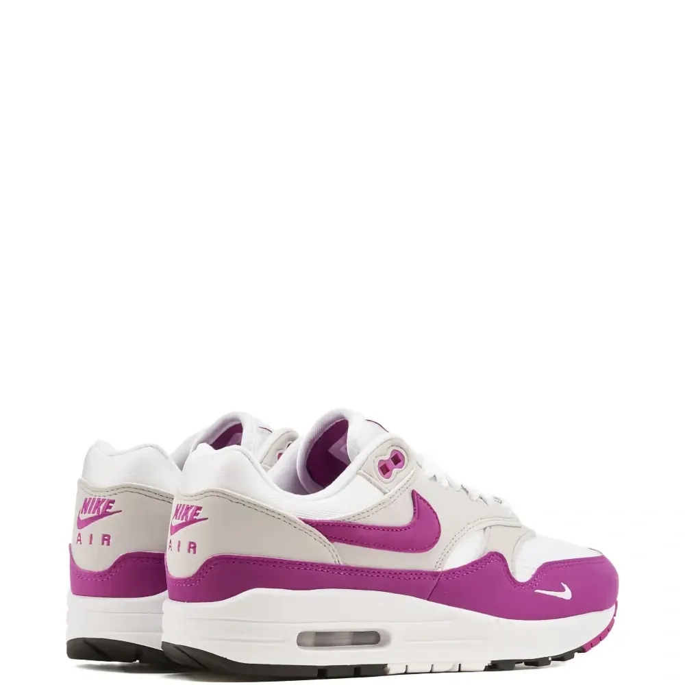 кроссовки Air Max 1 '87 White/Bold Berry/Neutral Grey/Black кроссовки Air Max 1 '87 White/Bold Berry/Neutral Grey/Black