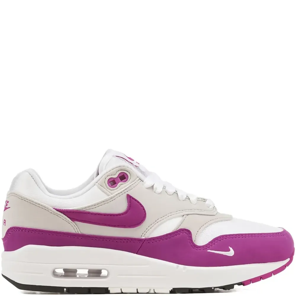 кроссовки Air Max 1 '87 White/Bold Berry/Neutral Grey/Black кроссовки Air Max 1 '87 White/Bold Berry/Neutral Grey/Black