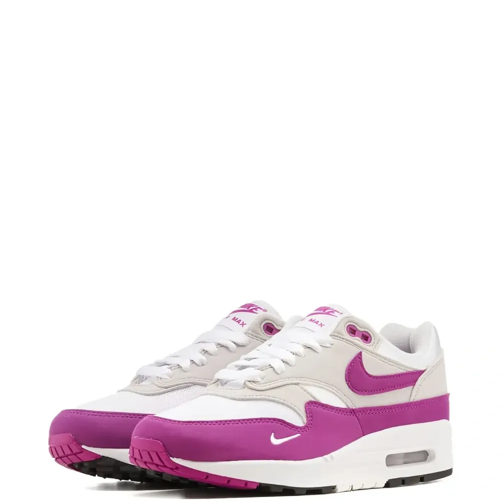 кроссовки Air Max 1 '87 White/Bold Berry/Neutral Grey/Black кроссовки Air Max 1 '87 White/Bold Berry/Neutral Grey/Black