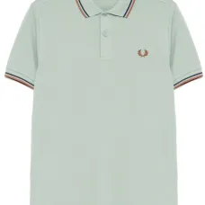 Рубашка поло с контрастной окантовкой