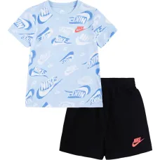 Комплект из футболки и шортов с логотипом