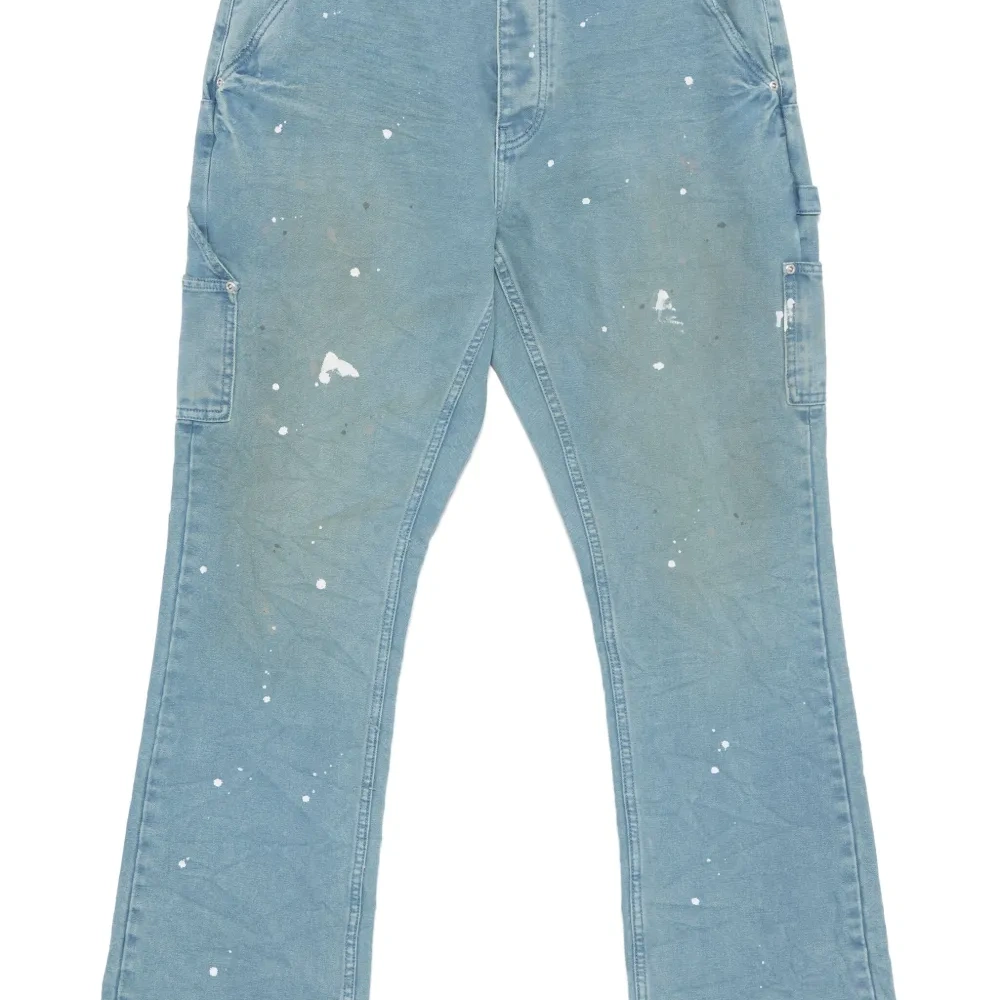 Брюки с эффектом разбрызганной краски