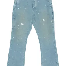 Брюки с эффектом разбрызганной краски