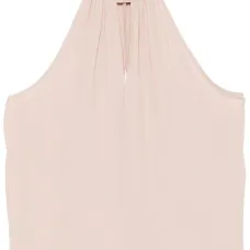 Блузка с вырезом халтер