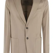 Пиджак с накладными карманами