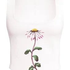 Топ с цветочным принтом Топ с цветочным принтом