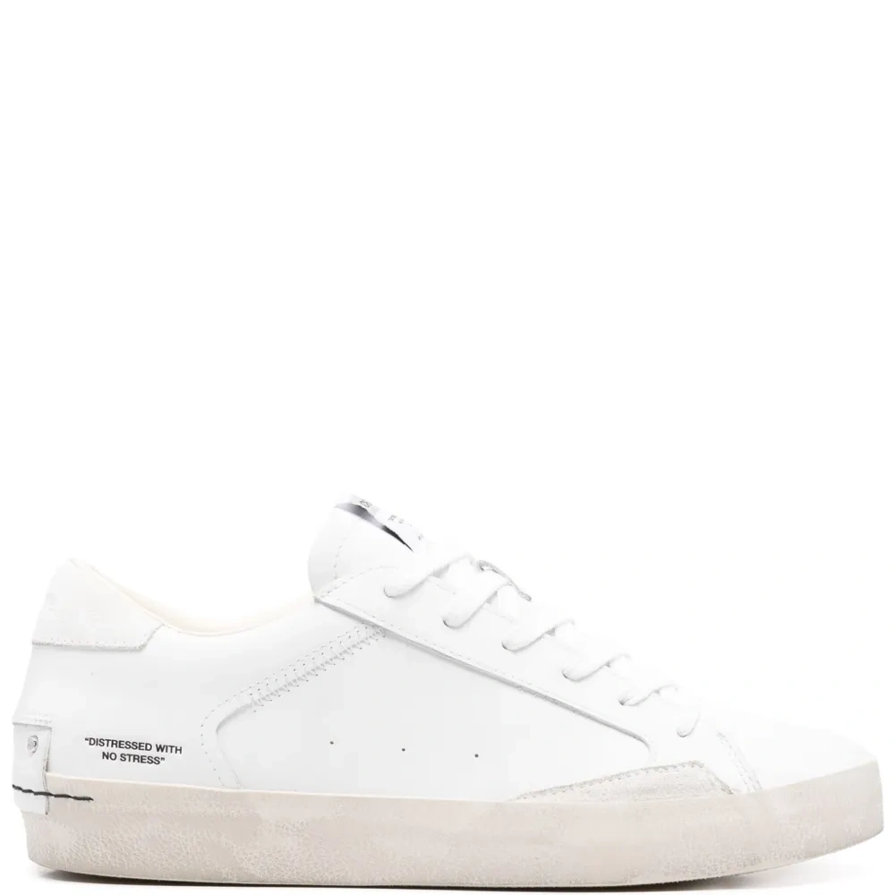 Кеды с эффектом потертости