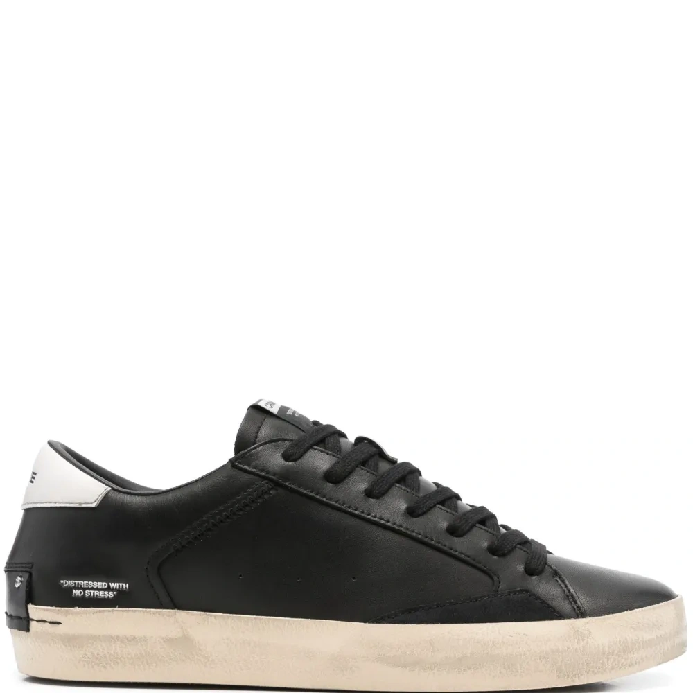 Кеды с эффектом потертости