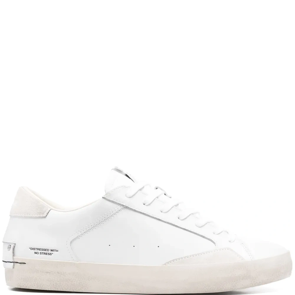 Кеды с эффектом потертости