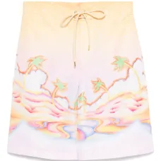 Плавки-шорты с принтом