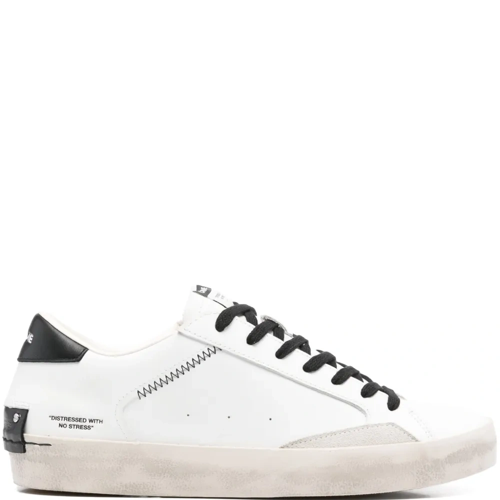 Кеды с эффектом потертости