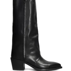 Кожаные ботинки