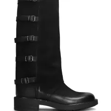 Ботинки с отделкой из овчины