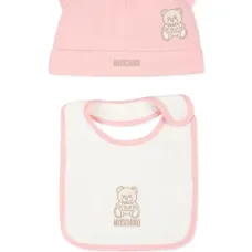 Комплект Teddy Bear из шапки бини и нагрудника