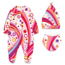 Комплект для новорожденного с узором