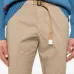 Брюки чинос с поясом