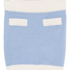 Вязаная прямая юбка