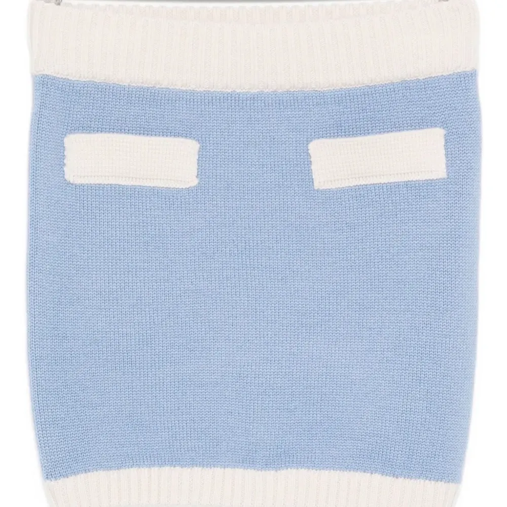 Вязаная прямая юбка