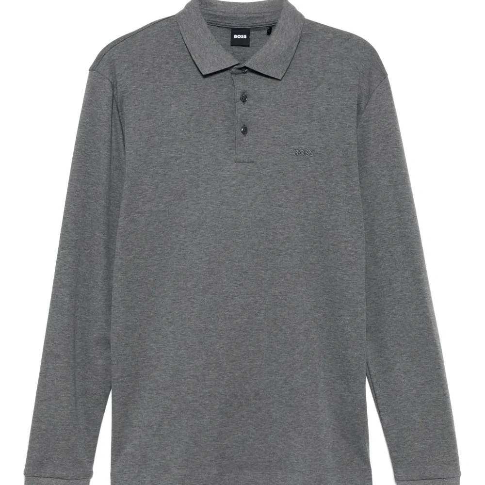 Рубашка поло с вышитым логотипом