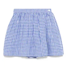 Шорты в клетку гингем