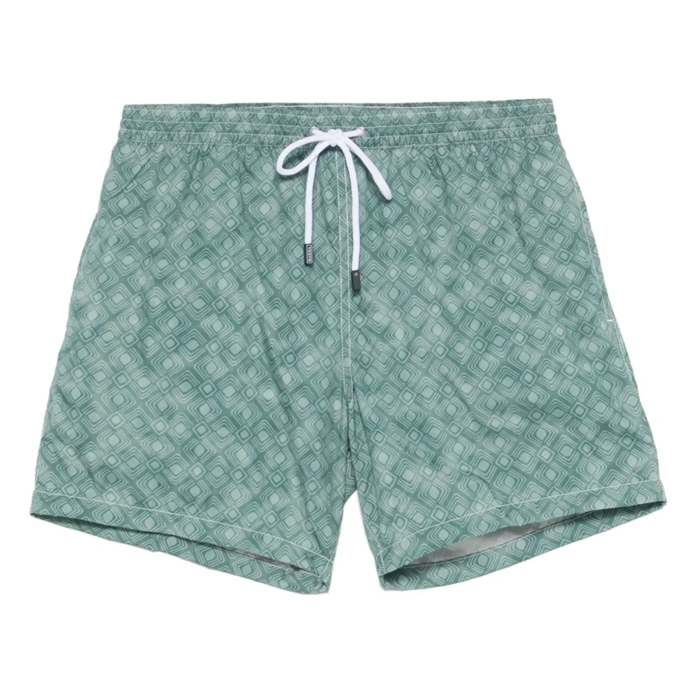 Плавки-шорты с графичным принтом