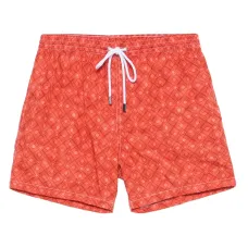 Плавки-шорты с графичным принтом