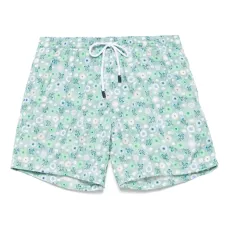 Плавки-шорты с цветочным принтом